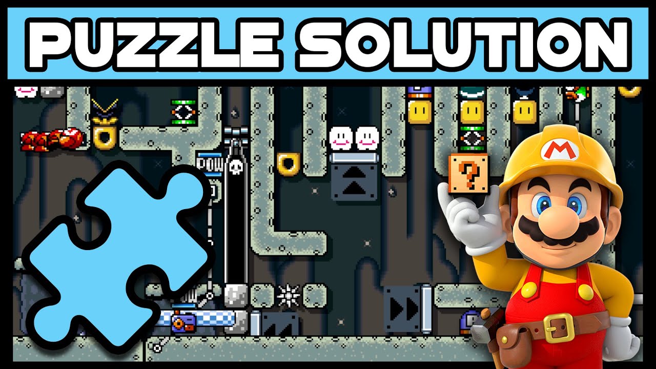 Super Mario Maker - One Screen Puzzle Walkthrough [#17] - Typfoon vs ...