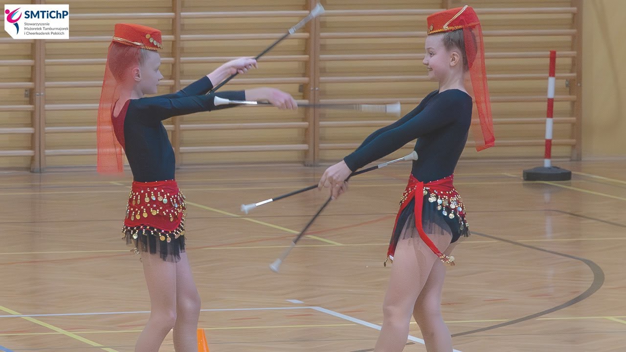 2xBATON DUO/TRIO JUNIORKI - MAŻORETKI NCK 