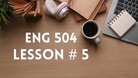 Eng 504 | Lesson # 5 | Difference between individual learners