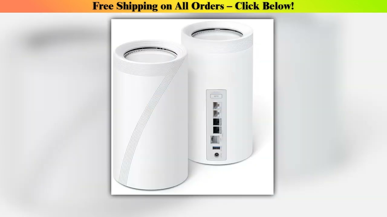 BE33000 Quad-Band WiFi 7 Mesh System (Deco BE95) for Whole Home Coverage up to 7800 Sq.Ft with