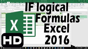 If logical function or if formulas in Excel 2016