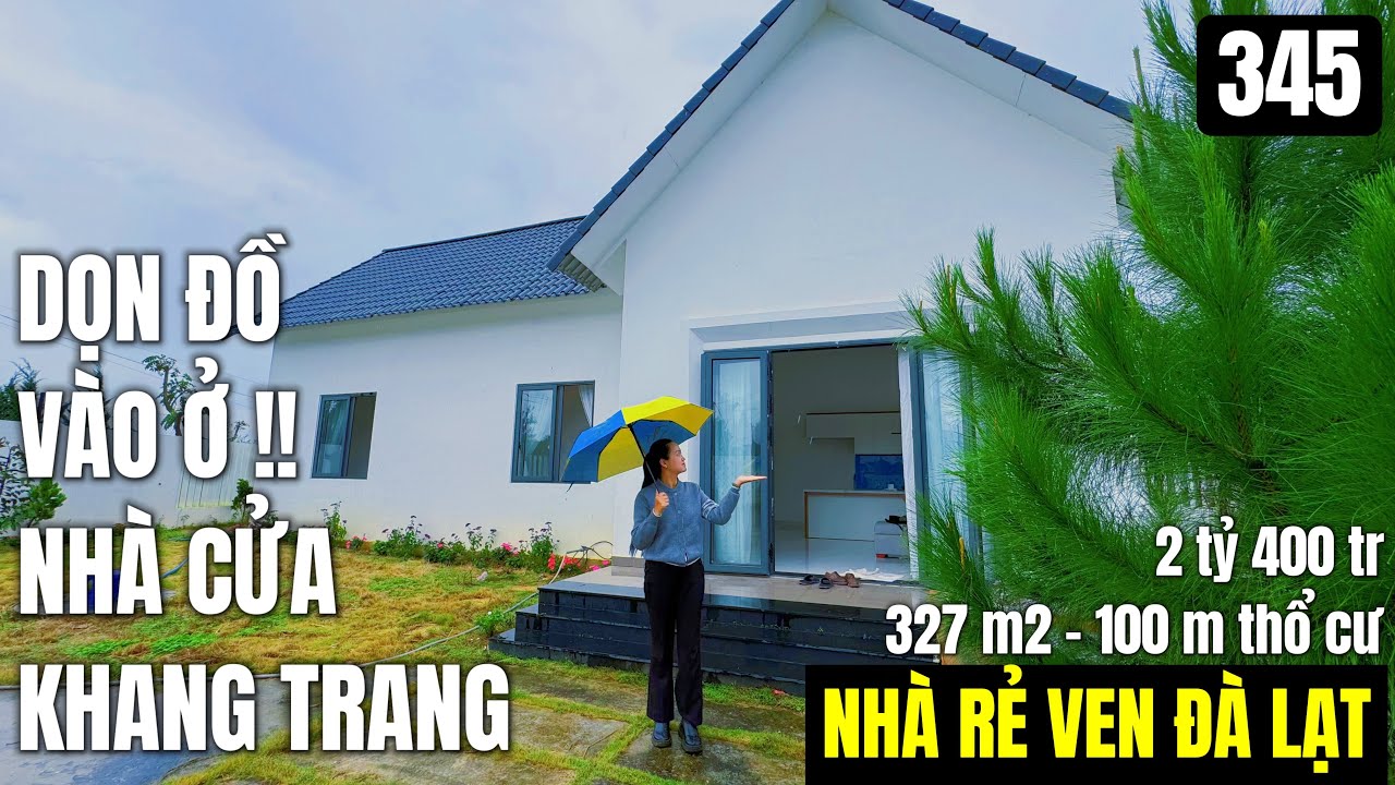 Nhà cửa khang trang dọn vào là ở 327 m2 100 m2 thổ cư 2 tỷ 400 tr |Nhà ven Đà Lạt
