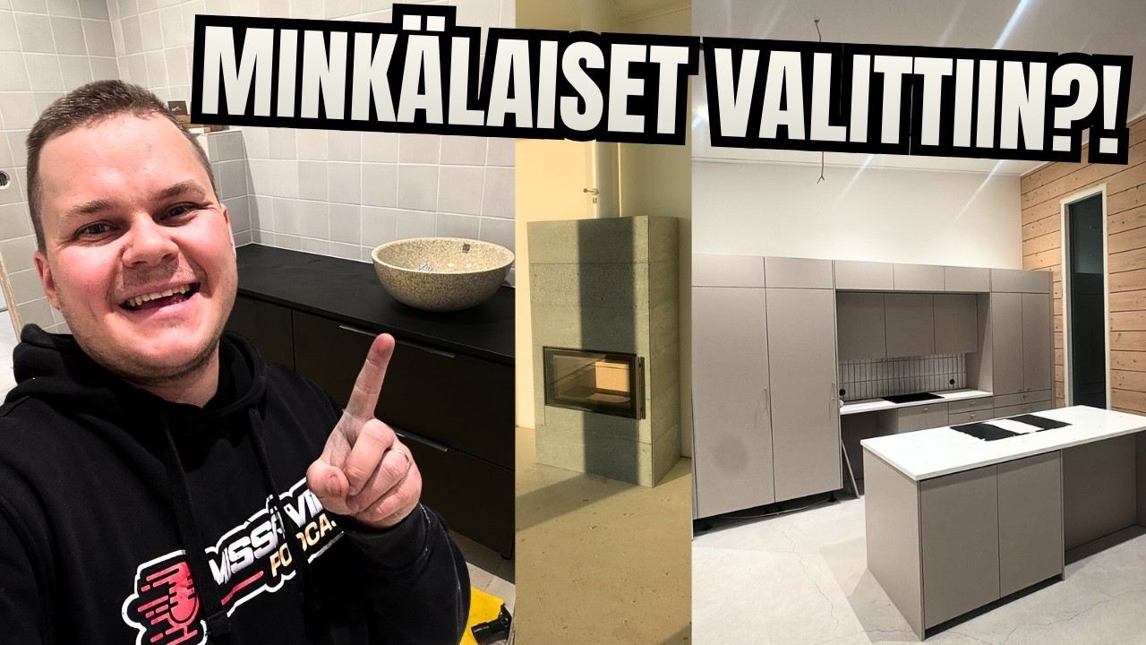 ASENNETAAN: TAKKA, KALUSTEET JA KEITTIÖ!