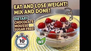 EAT & LOSE WEIGHT! Mix & Ready! Diet Chocolate Mousse with Strawberries NO Sugar! 🍓🍫 screenshot 5
