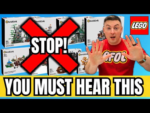 YouTube thumbnail: STOP! Do NOT Buy Any Lego BRICKLINK DESIGNER PROGRAM Sets Until You Watch This