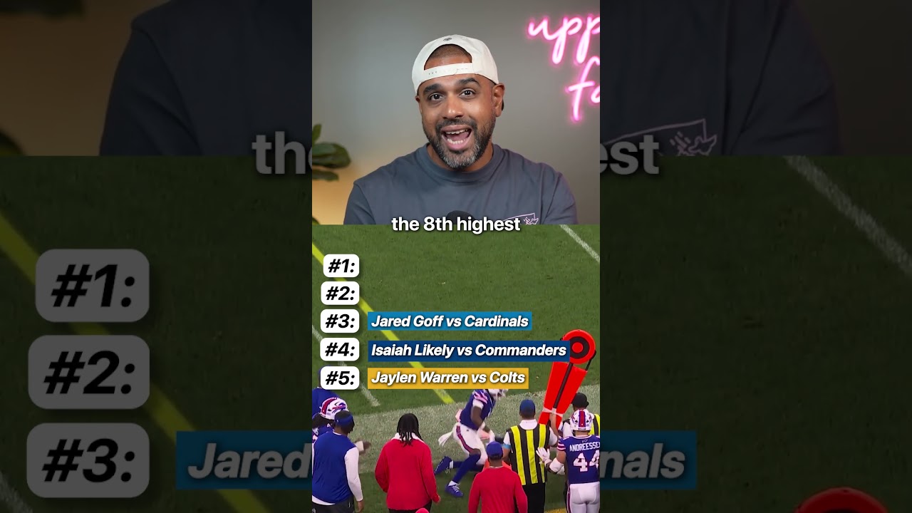 Top 5 players you need to start in Week 5