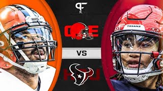 Cleveland Browns at Houston Texans Pregame Show!  NFL Wildcard Playoffs  | Live!