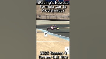PROBLEMS for iRacing with new Formula Car #iRacing #25S4 #iRacing2025 #SimRacing #DLC