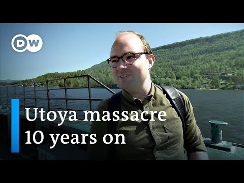 Video: Norvegia Peisaj rănită comemorând Utoya de fotografiere în masă