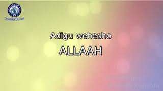 Adigu Wehesho Allah