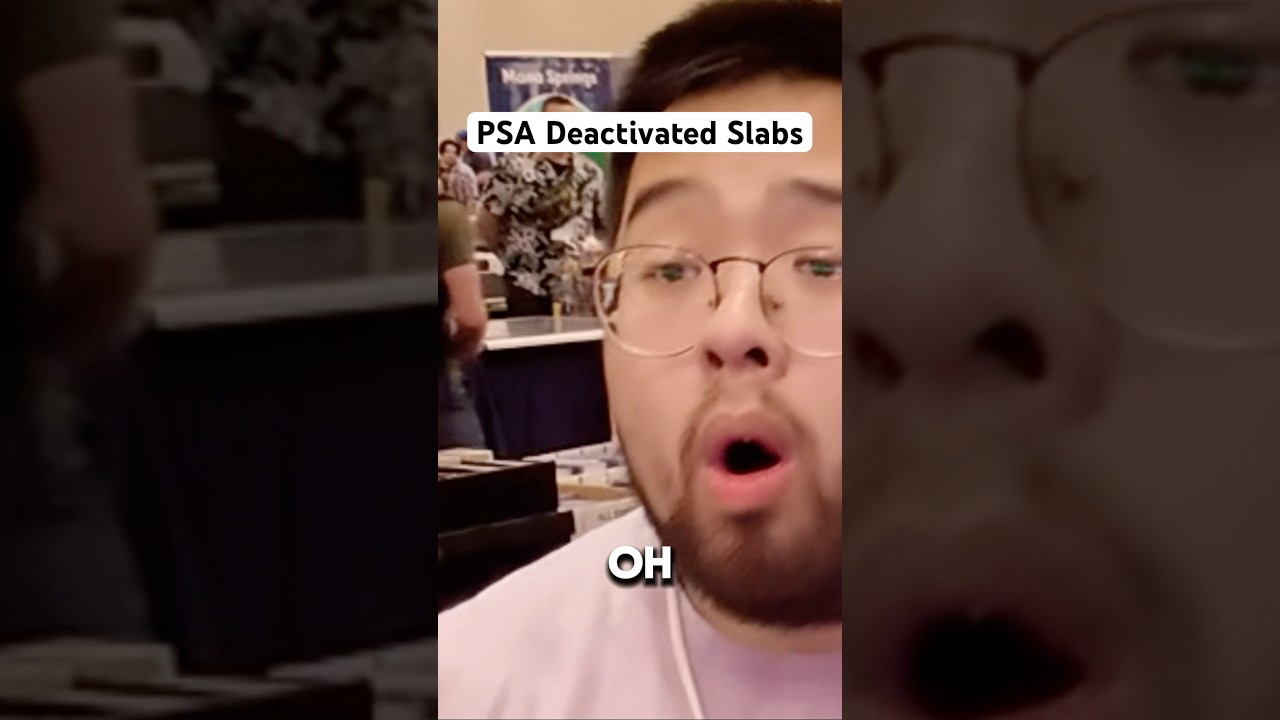 Collector tried selling me graded slabs that were deactivated in PSA’s system 😬 Always double-check