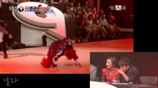 130831 Dancing9 3Round Redwings 하휘동 남진현 - 마스터 리액션