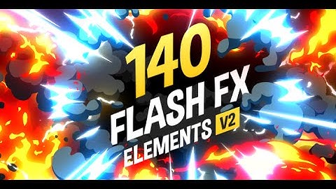 After Effects Template - 140 Flash FX Elements