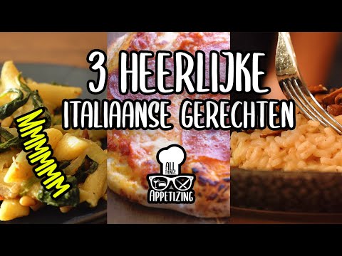 Video: Italiaanse gerechten