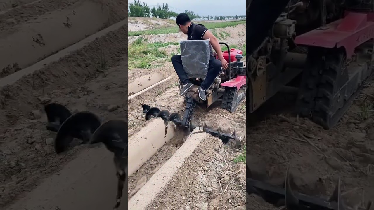 Плуговая машина, почвообрабатывающая машина, роторный культиватор, вспашка и роторная машина, садов