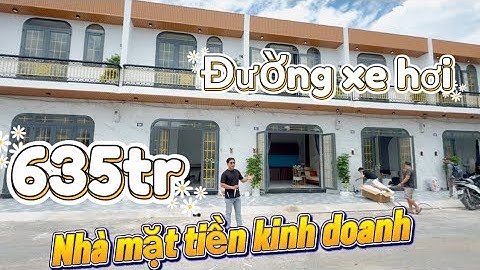 Nhà mặt tiền đường kinh doanh giá rẻ chỉ 635 triệu. Đường xe hơi.