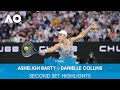 Ashleigh Barty v Danielle Collins 2nd Set Highlights (F) | Australian Open 2022