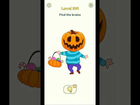 DOP 2 Level 314 Answer - Find The Brains - Delete One Part 2 Android Game Walkthrough