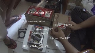 PROSES LENGKAP BORE UP NMAX 200cc STROKE UP HARIAN