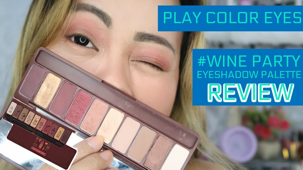 Play Color Eyes WineParty Etude House Eyeshadow Palette Review