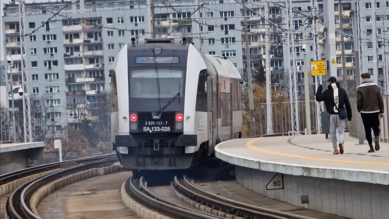 SZT Pesa SA133-028 przystanek Gdańsk Strzyża Pomorska Kolej Metropolitalna