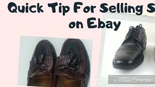 Quick Tip For Selling Shoes On Ebay