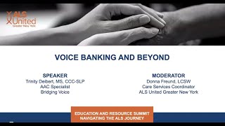 ALS United GNY 2024 Education & Resource Summit Voice Banking and Beyond