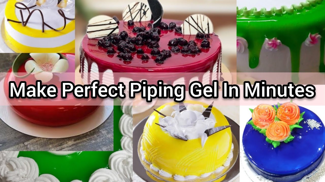 Make Perfect Piping Gel For Cake Decoration Homemade Piping Gel