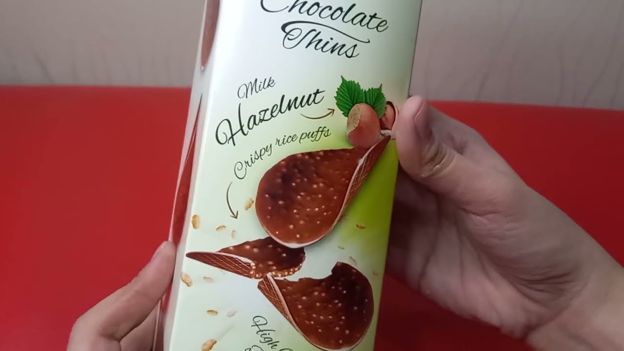 ROYAL CHOCOLATES BELGIAN CHOCOLATE THINS MILK HAZELNUT