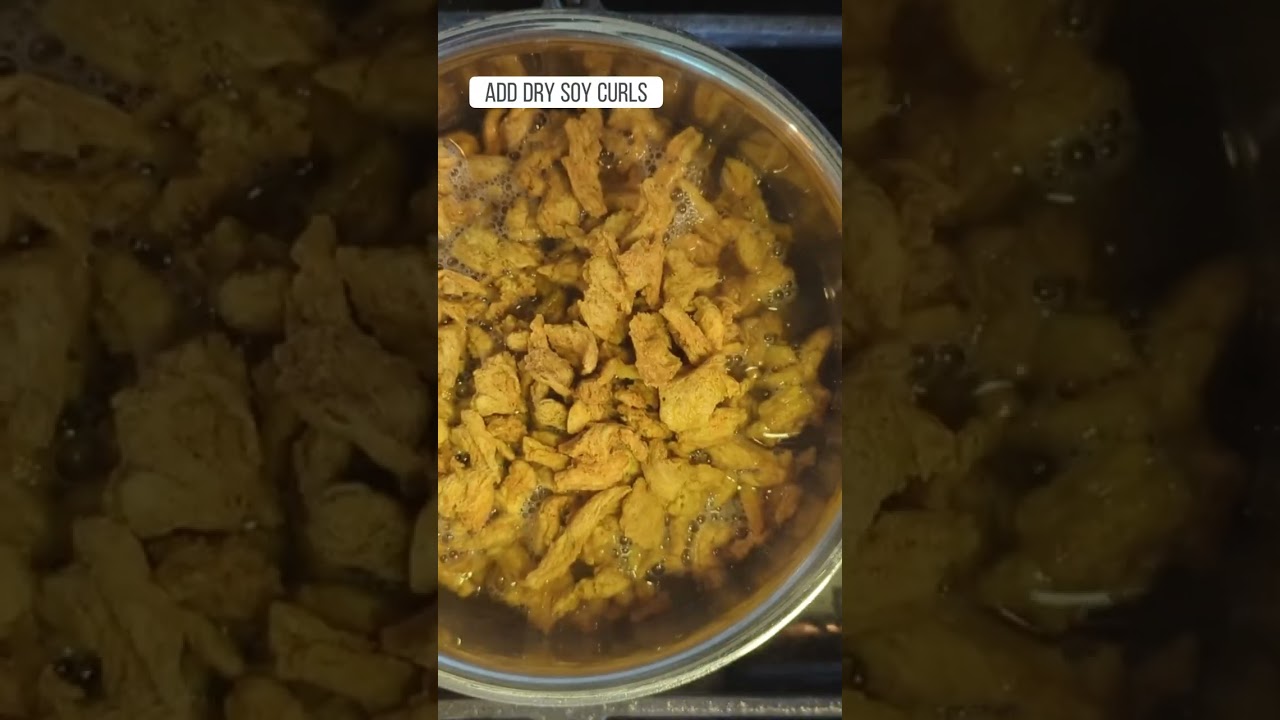 How to Shred Soy Curls - The Pasta Maker Method