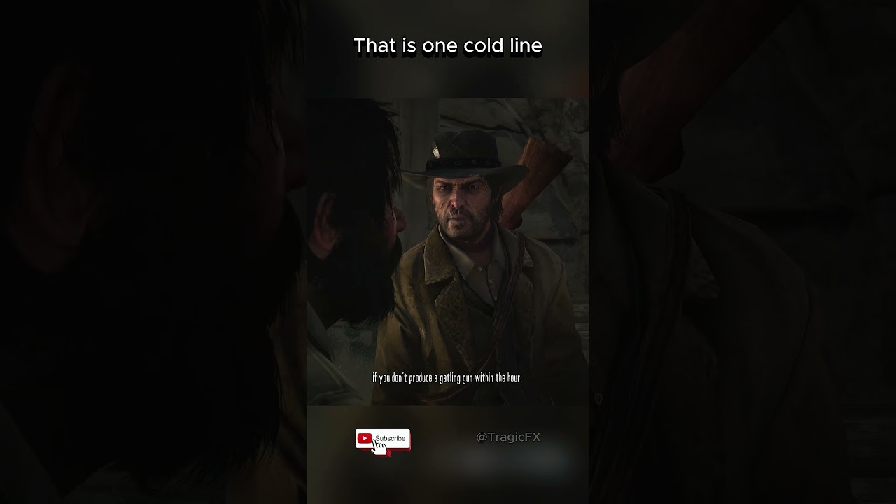 That is one cold line (red dead redemption 1)