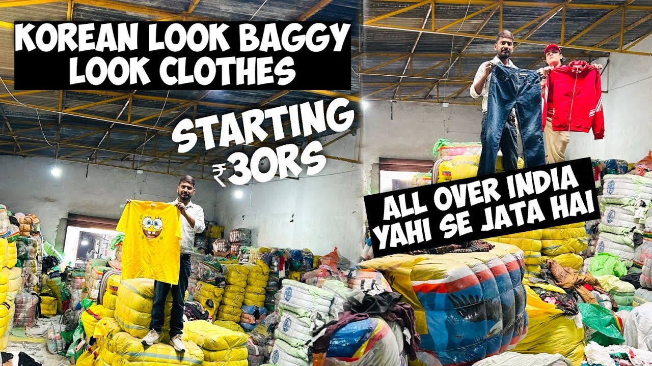 Korean Look Baggy Clothes🔥Starting ₹30Rs All Over india Yahi Se Jata Hai Sara Maal😱 Panipat Surplus