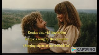The Campfire Song- Swedish Childrens Song- English Lyrics