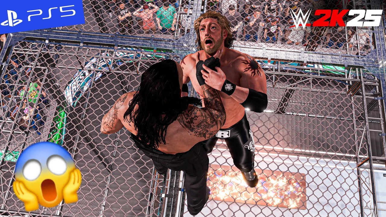 WWE 2k25 - Undertaker vs. Edge - Hell in a Cell Match | PS5