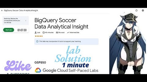 BigQuery Soccer Data Analytical Insight || GSP850 || Qwiklabs Arcade 2025.