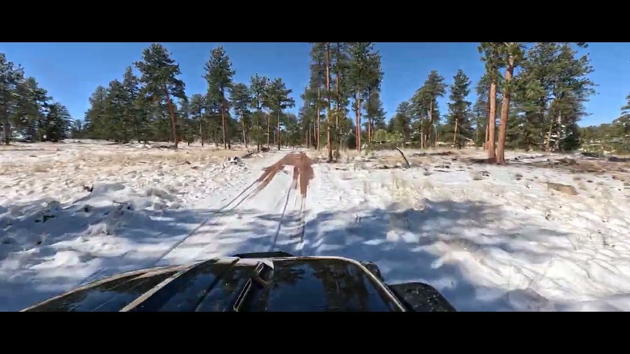 Off-road park county 209 in a tiny bit of snow 3/4/26 gopro ultrawide lens