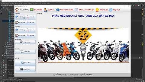 JAVA-SWING- HỆ THỐNG QUẢN LÝ CỬA HÀNG MUA BÁN XE MÁY