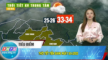Thời tiết Tiền Giang ngày 18.4.2023 | THTG
