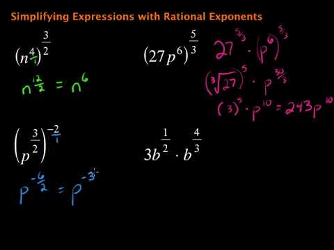 Radical expressions and rational exponents worksheet