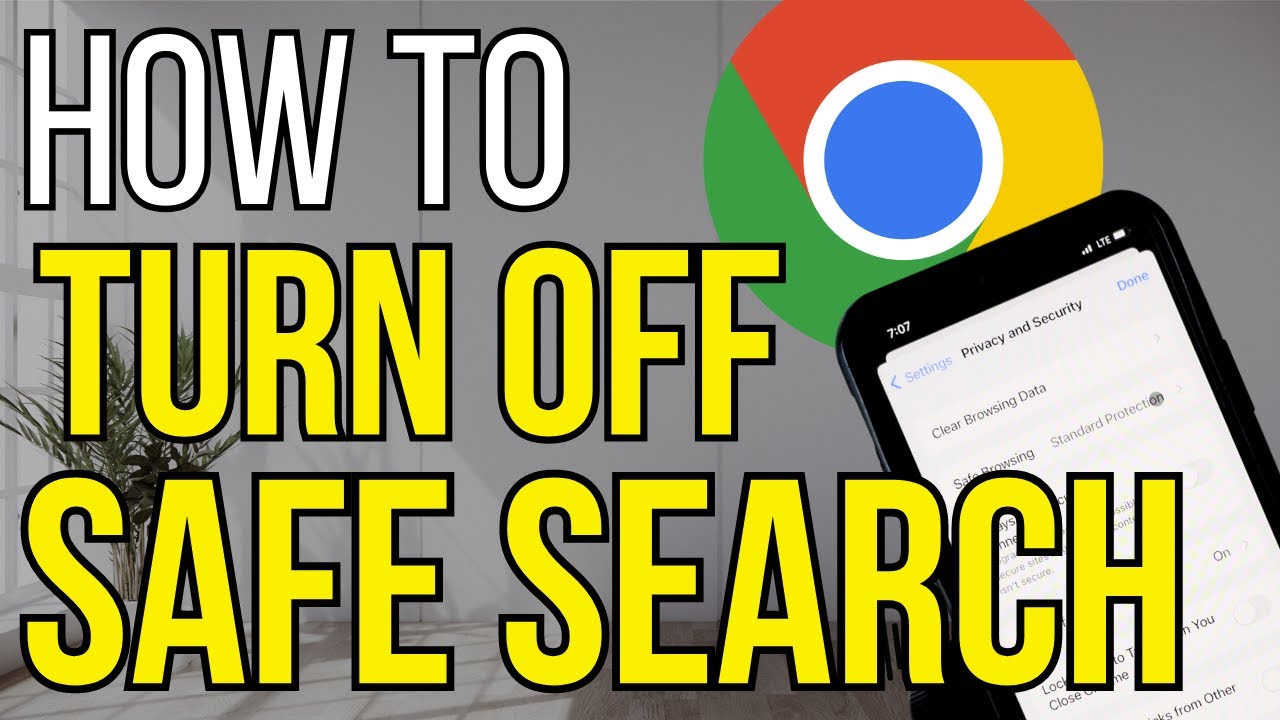 How to Turn off Safe Search Mode on Google iPhone - YouTube