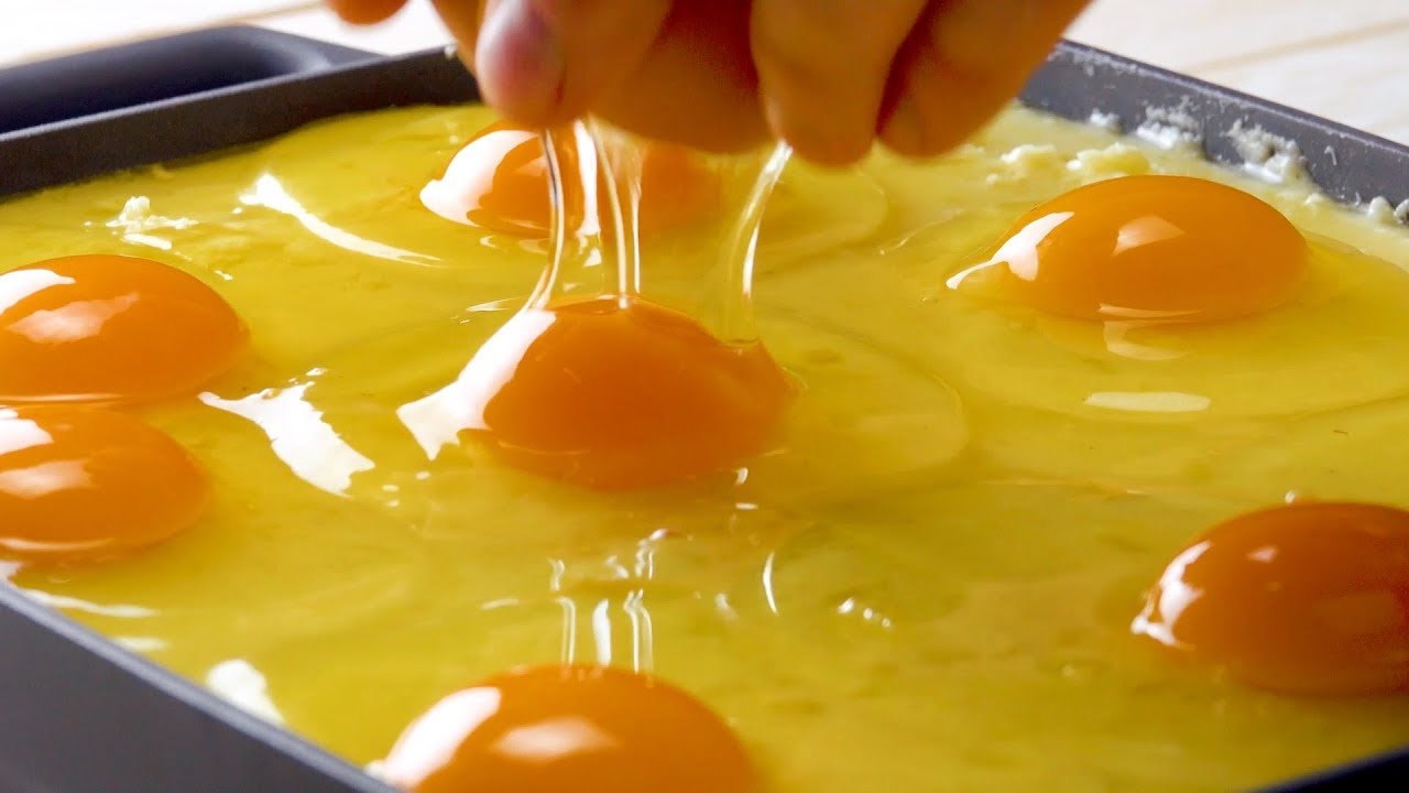 8 сырых яиц - на картофельное пюре. Так просто и очень вкусно!