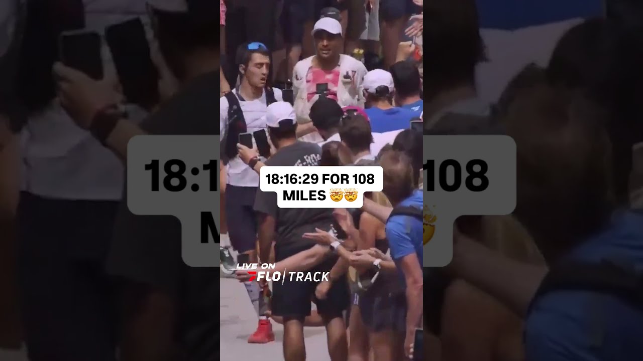FIRST TO EVER RUN UNDER 19 HOURS AT UTMB 100M 🤯🇺🇸