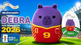 McDonald's Squishmallows Debra FIFA World Cup 26 | Unboxed & Detailed Close-Up Look