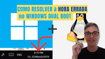 Como Resolver a HORA ERRADA no WINDOWS em DUAL BOOT com LINUX
