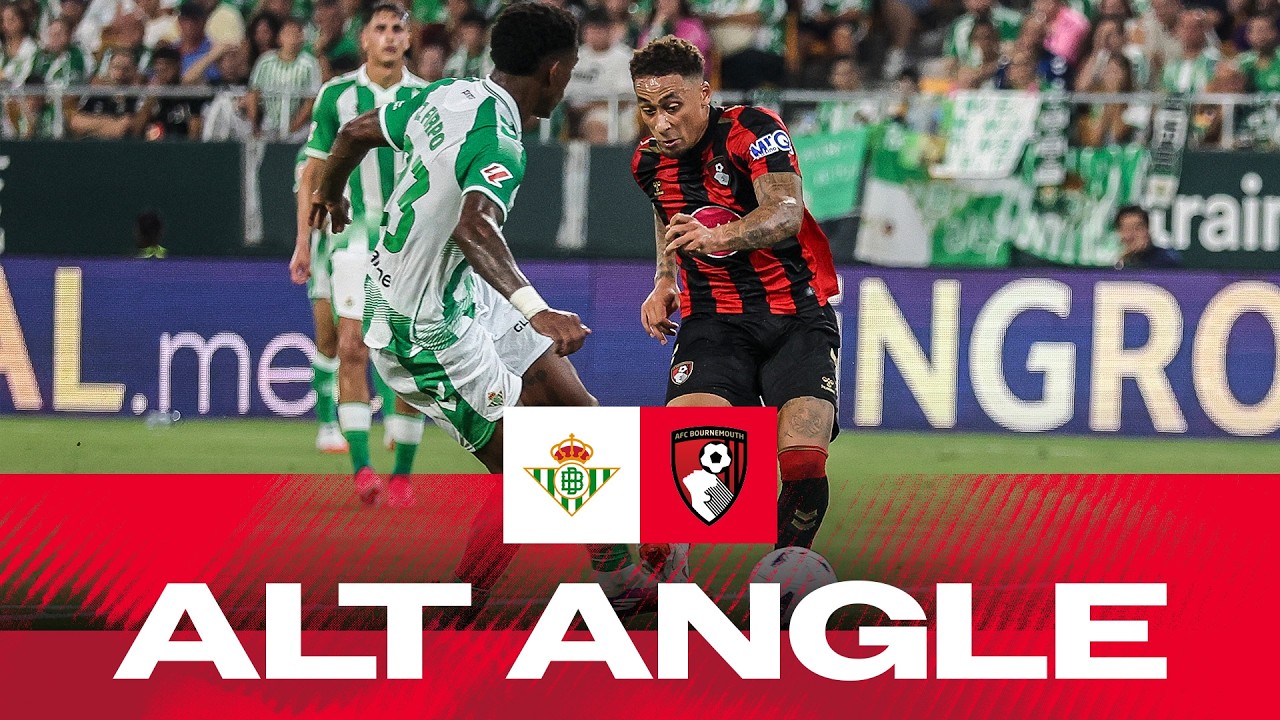 Evanilson and Tavernier score BEAUTIES in front of pitchside cameras in Seville | Alt Angle