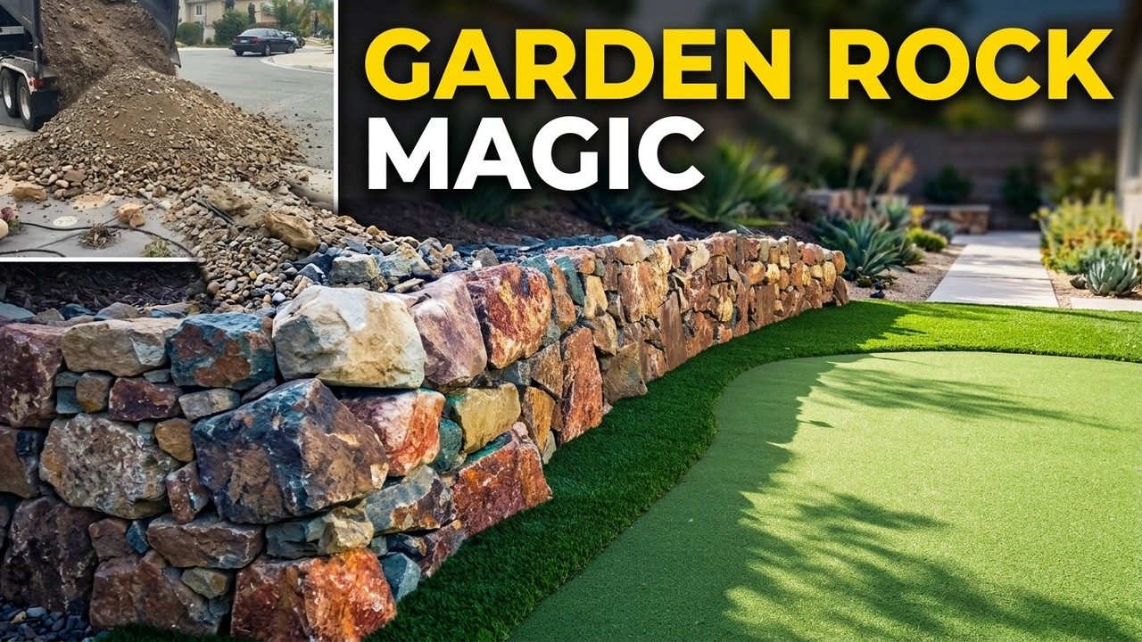 How To Use Rocks How to Use Rocks in Landscaping | 10 Inspiring Garden Rock Ideas - YouTube