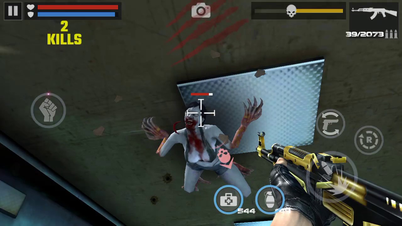 DEAD TARGET: Zombie || Main Quest BONUS×2 Reward By Golden AK-47 Gun「Android Gameplay