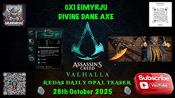 REDAS DAILY OPAL TEASER ÖXI EIMYRJU DIVINE DANE AXE 26/10/25 ACV