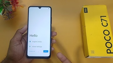 POCO C71 New Phone Kaise Chalu Kare | How to setup new phone Poco c71 | Reset ke badi setup kare