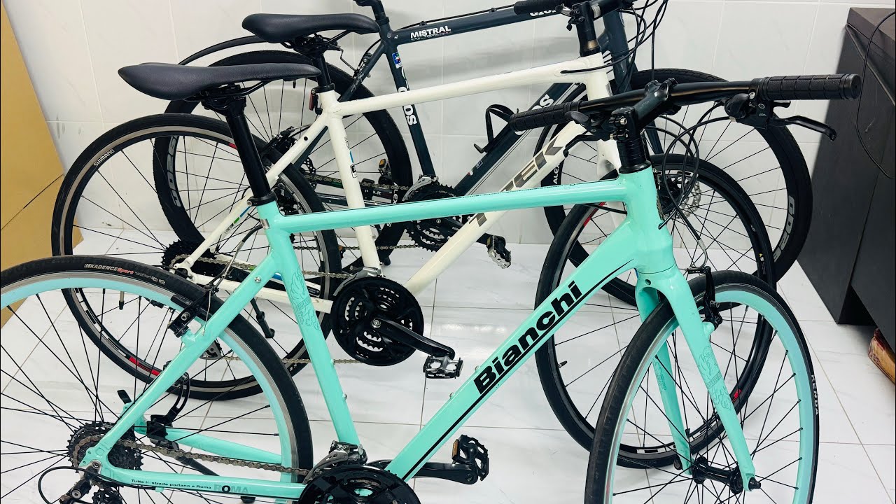 Xe đạp Nhật VIP đời cao 2021 BiANCHI , MERIDA , GIANT thắng dầu bánh bạc đạn , GIOS …